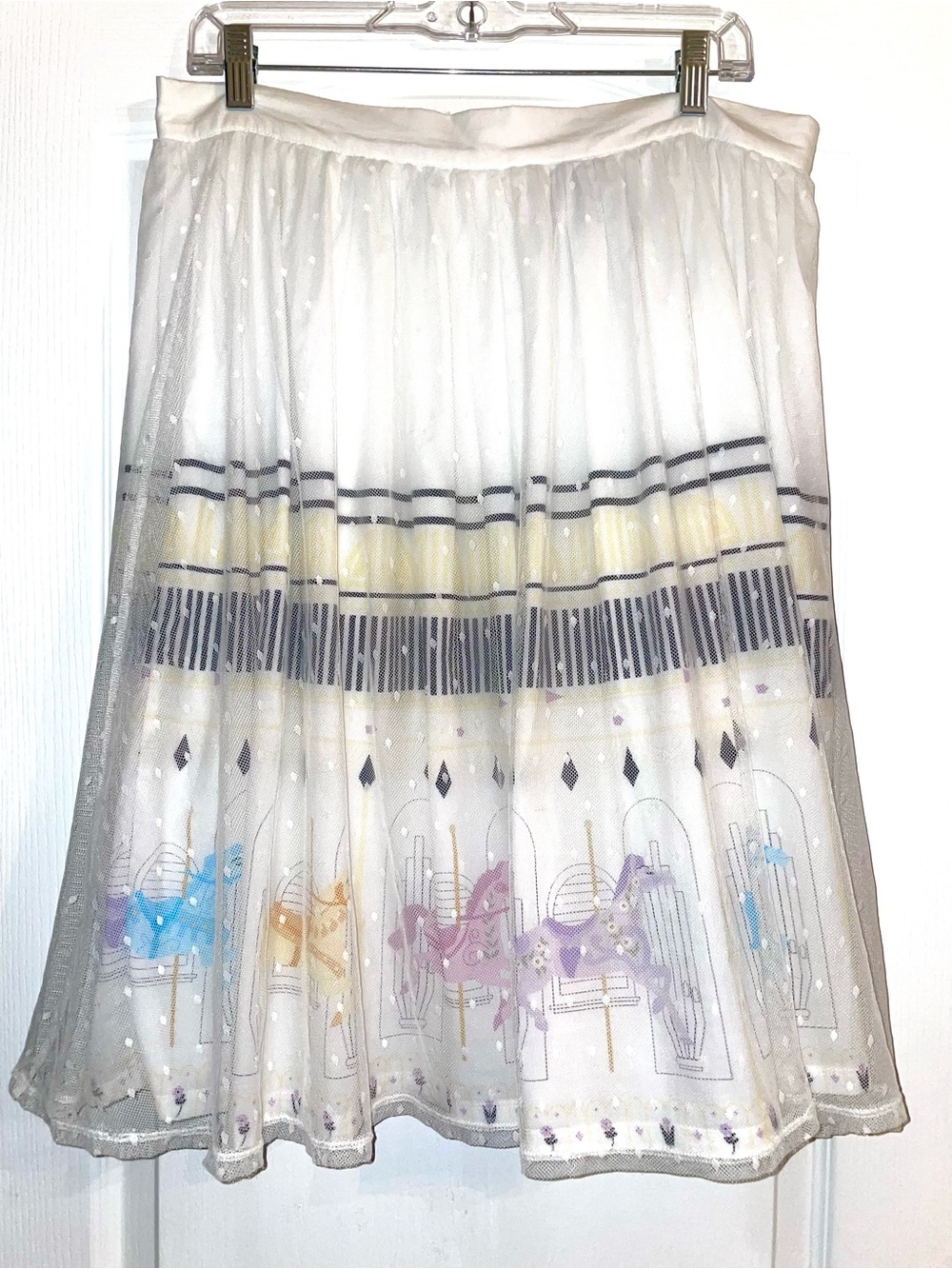 RARE Her Universe Mary Poppins Jolly Holiday Carousel Horse 🎠 Skirt XL - Picture 4 of 4